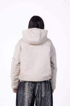 Fireman hood bomber jacket