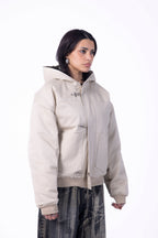 Fireman hood bomber jacket