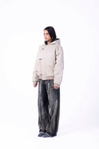 Fireman hood bomber jacket